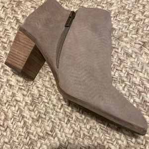 Lucky Brand Taupe Booties Women’s Size 8 1/2